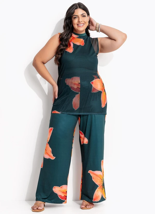 Marguerite - Blusa Lírio Laranja em Tule 8