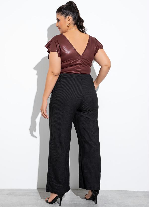 Marguerite - Blusa Marrom em Cirrê 4