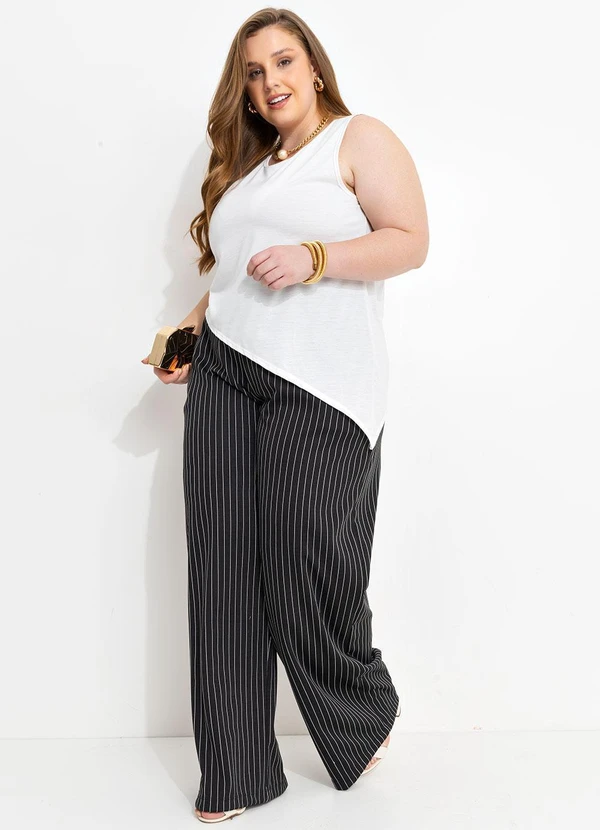 Marguerite - Blusa Off White em Poliviscose