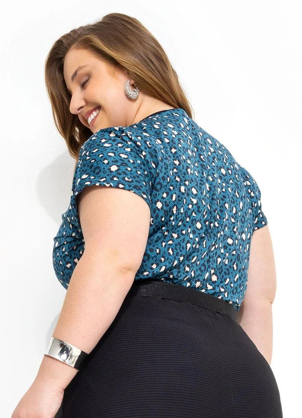 Marguerite - Blusa Onça Missoni em Malha Fria