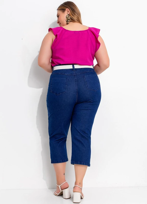 Marguerite - Blusa Pink em Crepe Plano 4