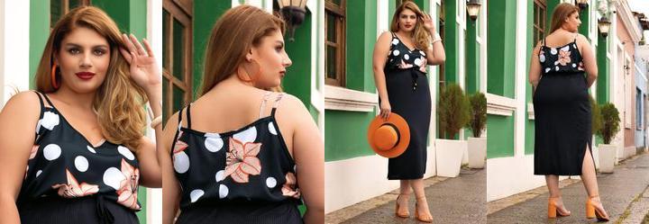 Blusa Po Hibisco em Malha