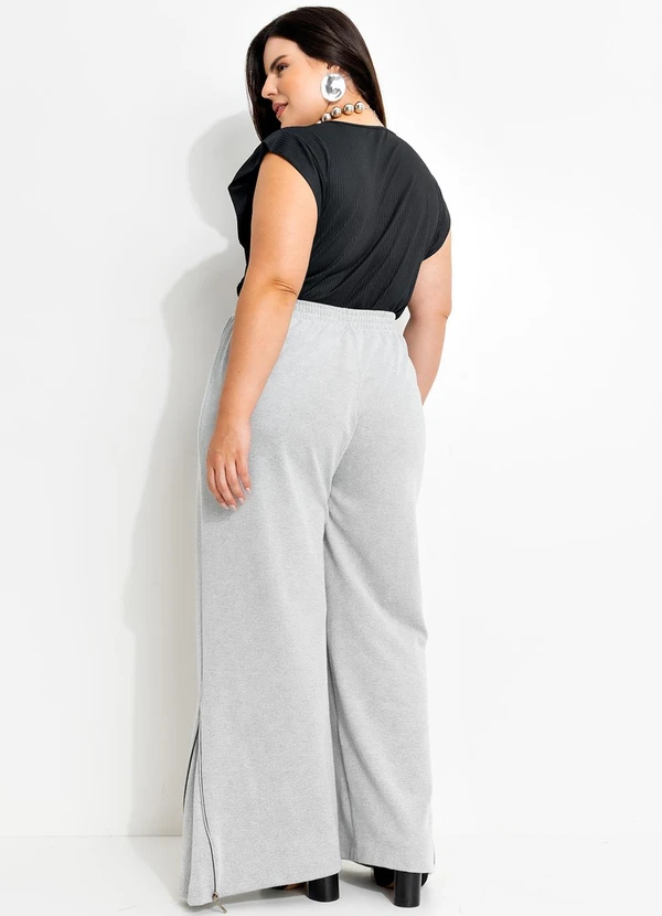 Marguerite - Blusa Preto em Canelado 4