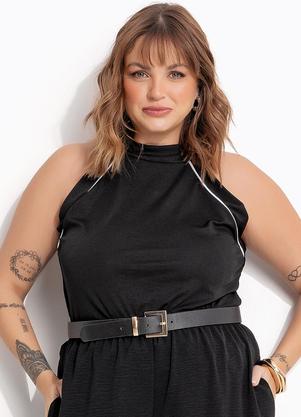 Blusa (Preto) em Malha