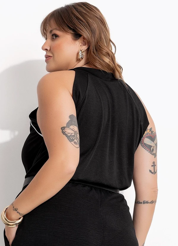 Marguerite - Blusa Preto em Malha 2