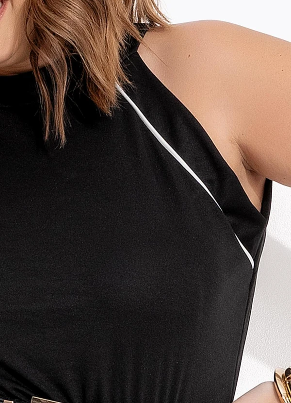 Marguerite - Blusa Preto em Malha 8