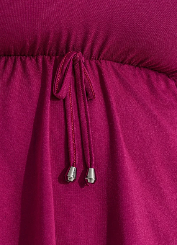 Marguerite - Blusa Púrpura em Malha de Viscose 1