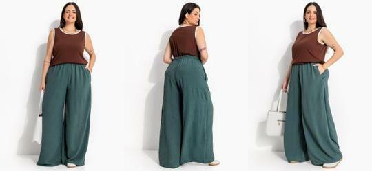 Blusa Regata Marrom em Malha de Viscose
