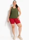 Marguerite - Blusa Regata Nadador Vemelho Bordô em Malha Dry Fit - variação:  