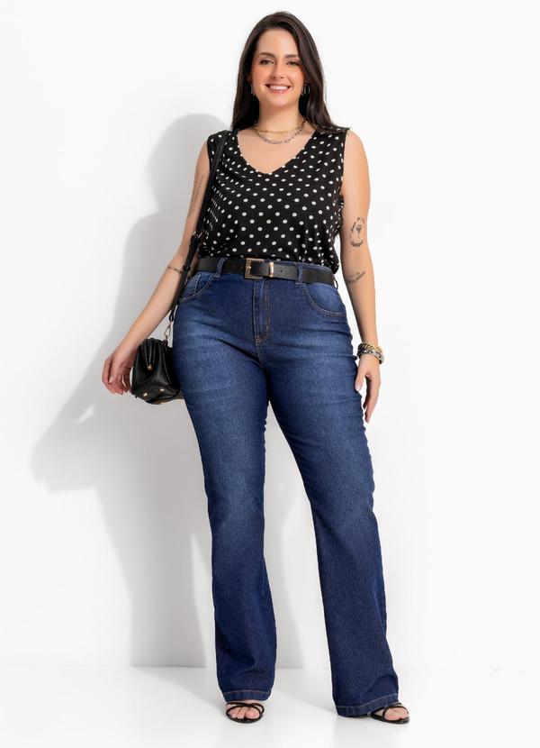 Blusa Regata Po� em Malha de Viscose com Elastano