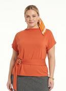 Blusa Telha em Malha de Viscose