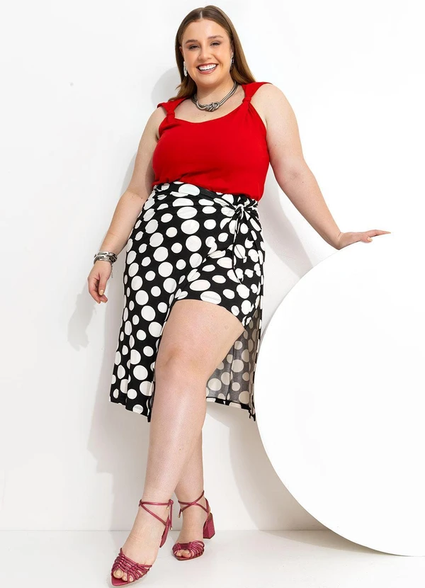 Marguerite - Blusa Vermelha com Detalhe de Nó 4