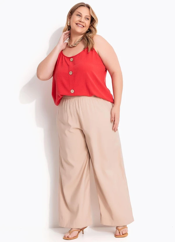 Marguerite - Blusa Vermelha em Linho 5