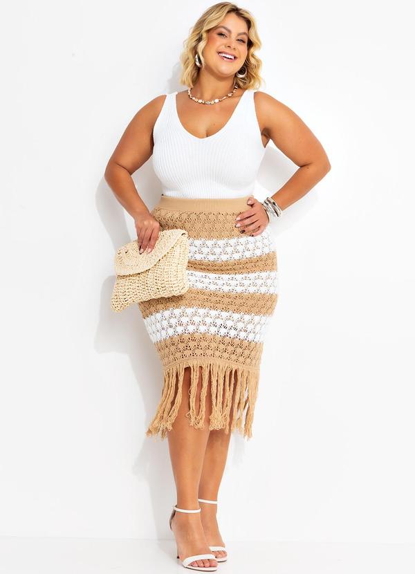 Marguerite - Regata Branca em Tricô 3