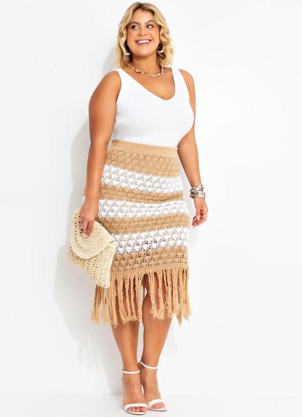 Marguerite - Regata Branca em Tricô 6