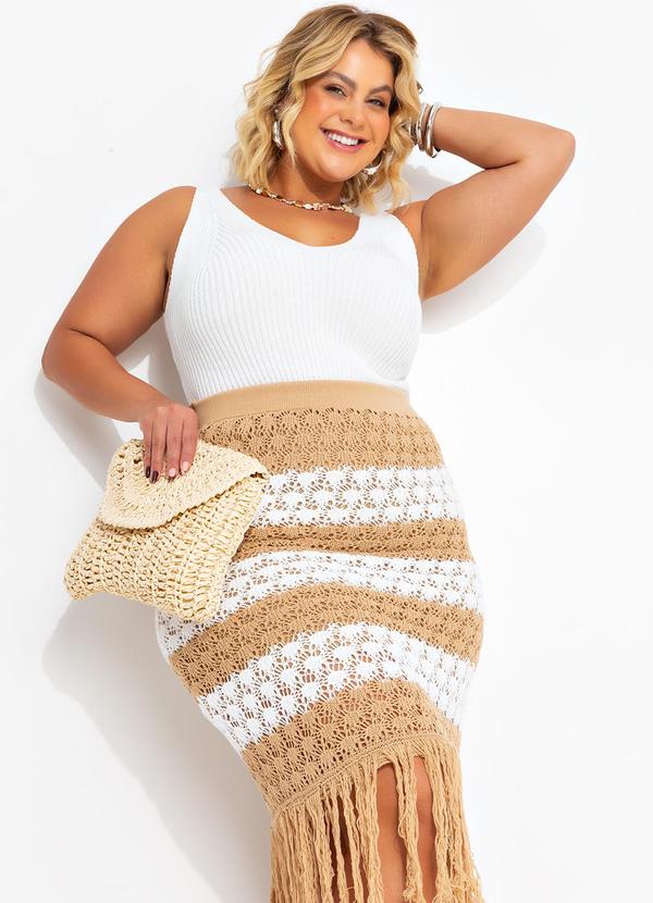 Marguerite - Regata Branca em Tricô 9