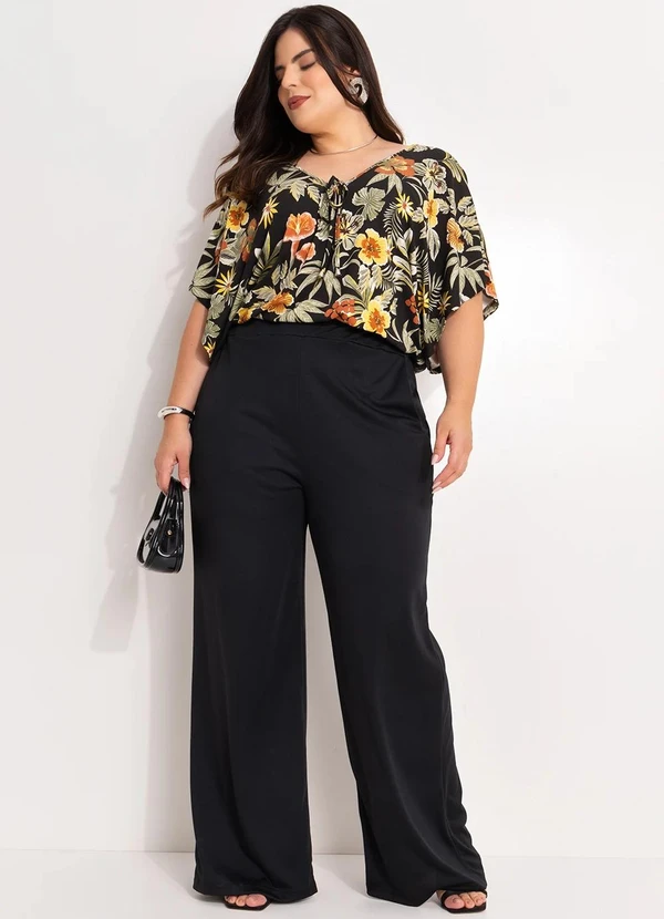 Marguerite - Body Floral Desenhado em Malha de Viscose 3