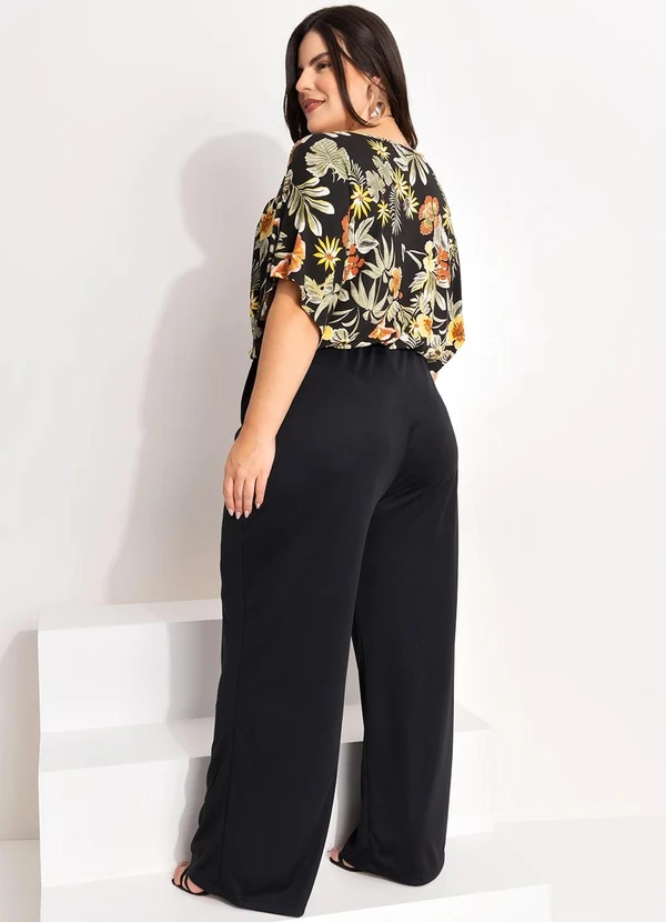 Marguerite - Body Floral Desenhado em Malha de Viscose 5