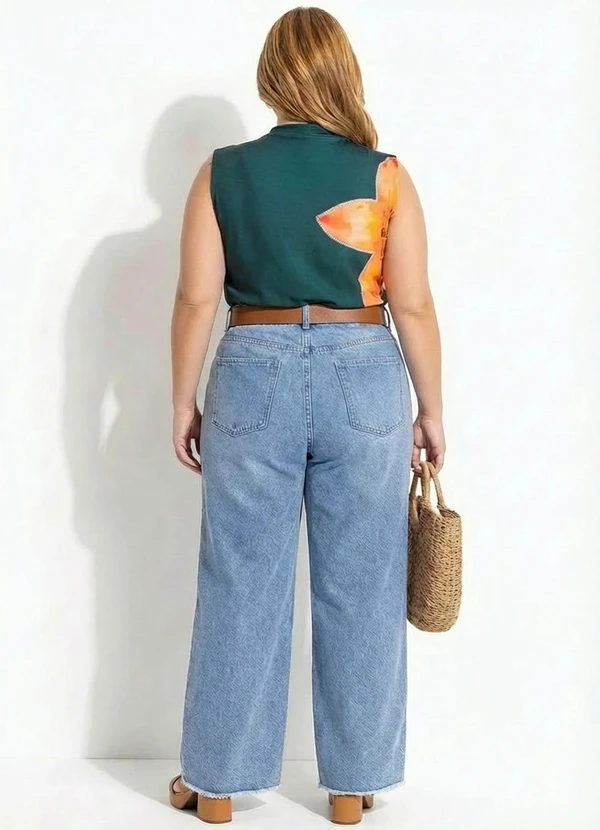 Marguerite - Body  Lírio Laranja em Malha Fria 2