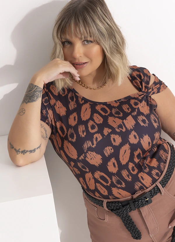 Marguerite - Body Onça Rabiscada em Poliflex 8