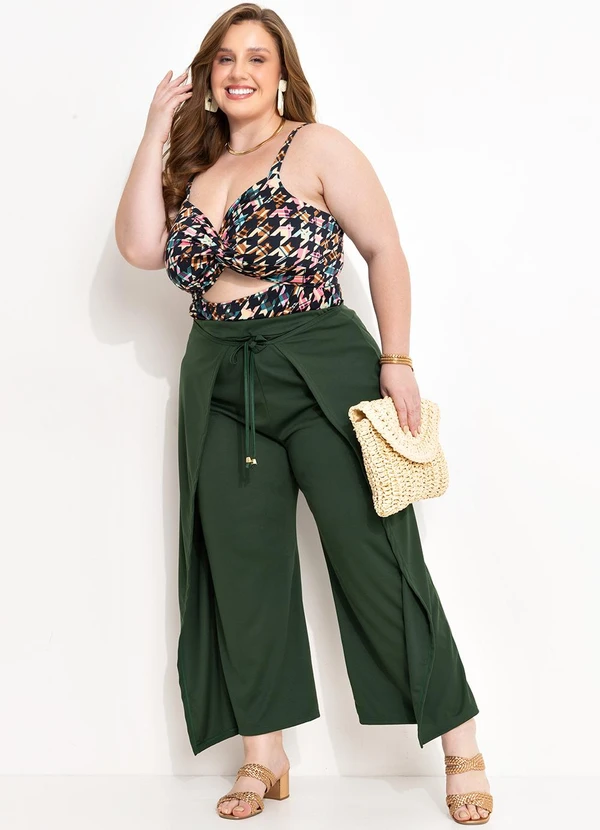 Marguerite - Body Pied Poule Colorido em Malha Fria 6