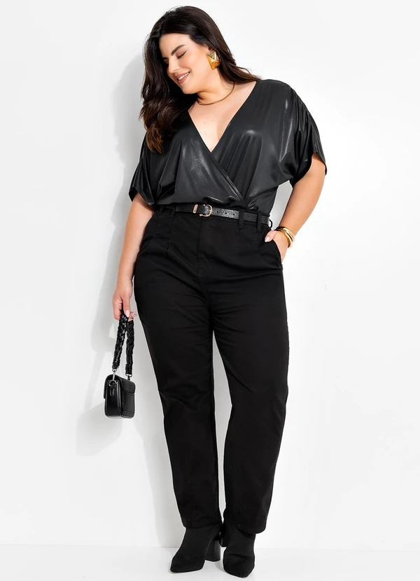 Marguerite - Body Preto em Cirrê 5