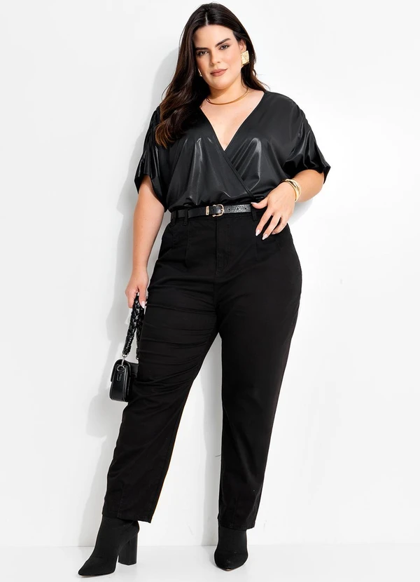 Marguerite - Body Preto em Cirrê 6