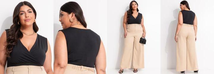 Body Preto em Malha Fria