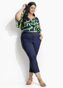 Cala Jeans Escuro em Bengaline