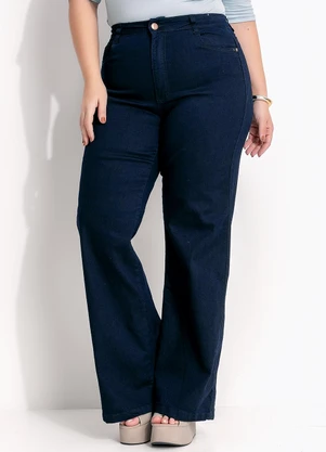 Marguerite - Calça Jeans Escuro em Jeans com Elastano - MARGUERITE