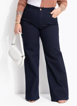 Marguerite - Calça Jeans Escuro em Jeans com Elastano - MARGUERITE