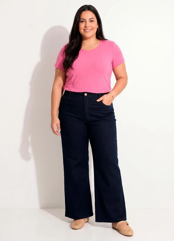 Marguerite - Calça Jeans Escuro em Jeans com Elastano 15