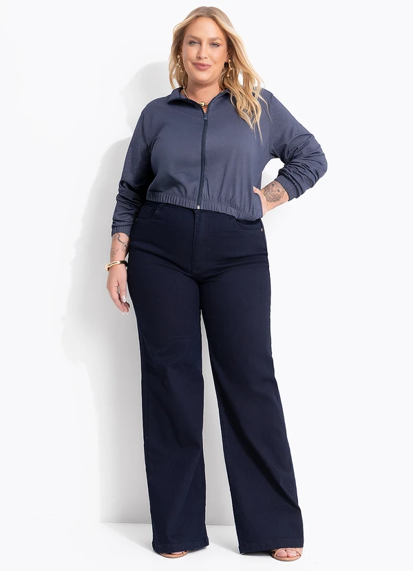 Marguerite - Calça Jeans Escuro em Jeans com Elastano 16