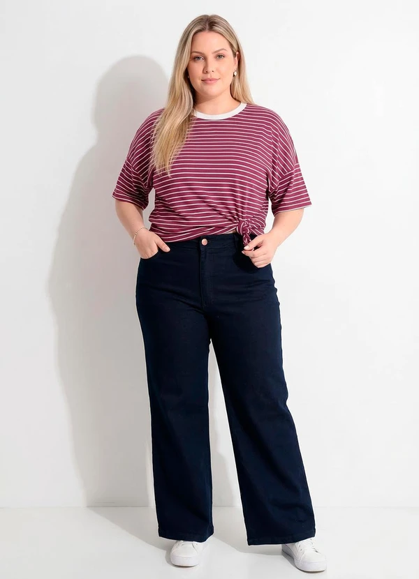 Marguerite - Calça Jeans Escuro em Jeans com Elastano 2