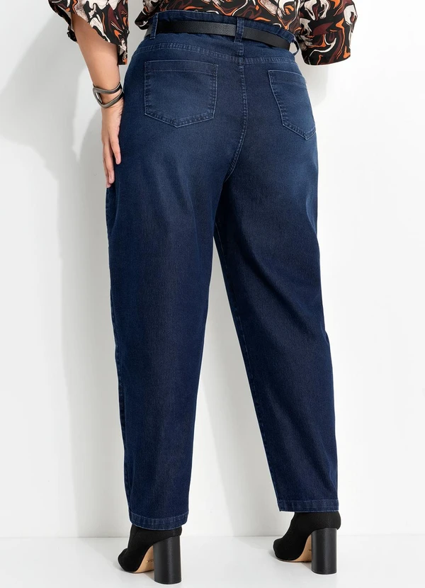 Marguerite - Calça Jeans Escuro em Jeans 2