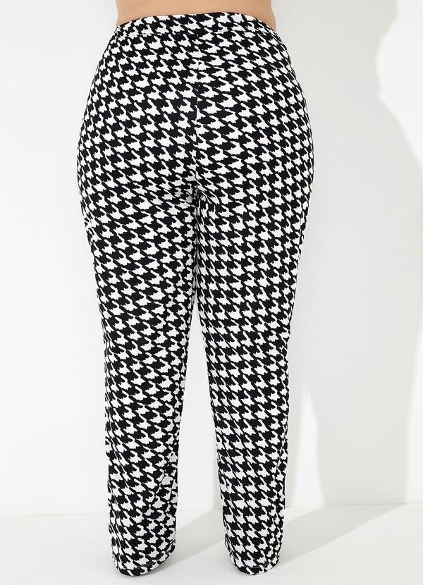 Marguerite - Calça Pied de Coq com Bolsos Plus Size 2