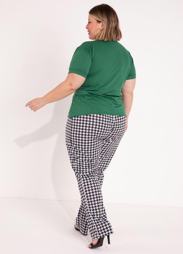 Marguerite - Calça Pied de Coq com Bolsos Plus Size 6