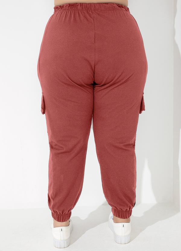 Marguerite - Calça Terracota em Malha de Algodão 2