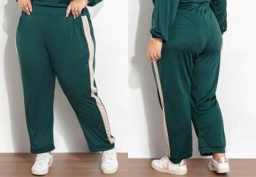 Cala Verde e Cqui com Recortes Plus Size