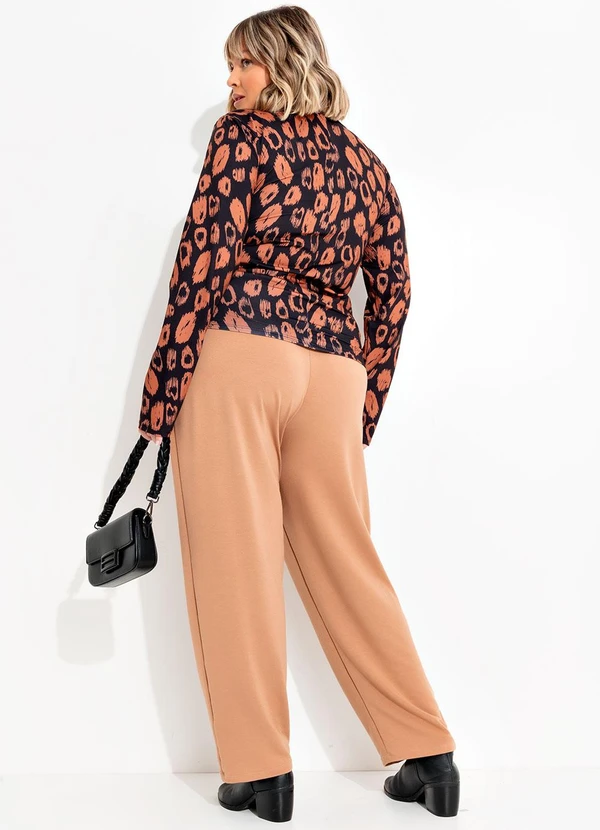 Marguerite - Calça Bege em Moletinho 4