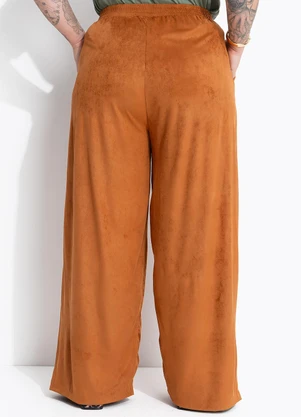 Marguerite - Calça Caramelo em Suede - MARGUERITE