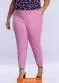 Maelle - Calça em Tecido com Bolsos Rosa - variação: Rosa