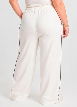 Dianna - Calça Feminina Pantalona Bege - DIANNA