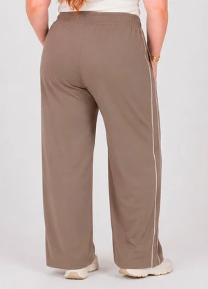 Dianna - Calça Feminina Pantalona Marrom - DIANNA