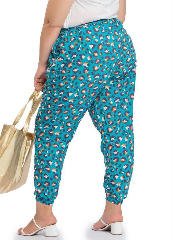 Miss Masy Plus - Calça Feminina Plus Size Andreia Azul 2