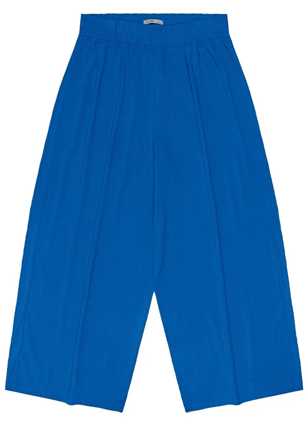 Secret Glam - Calça Feminina Plus Size em Viscose Azul 4