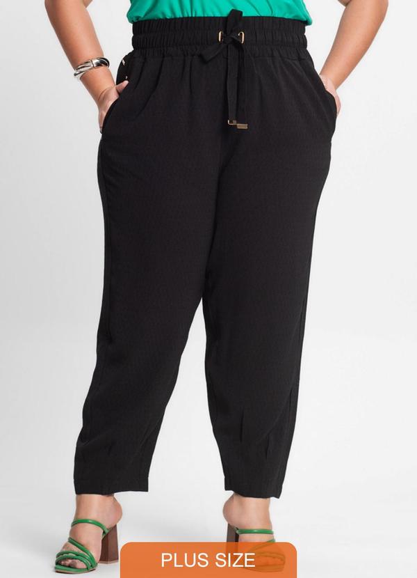 Secret Glam - Calça Feminina Plus Size Preto