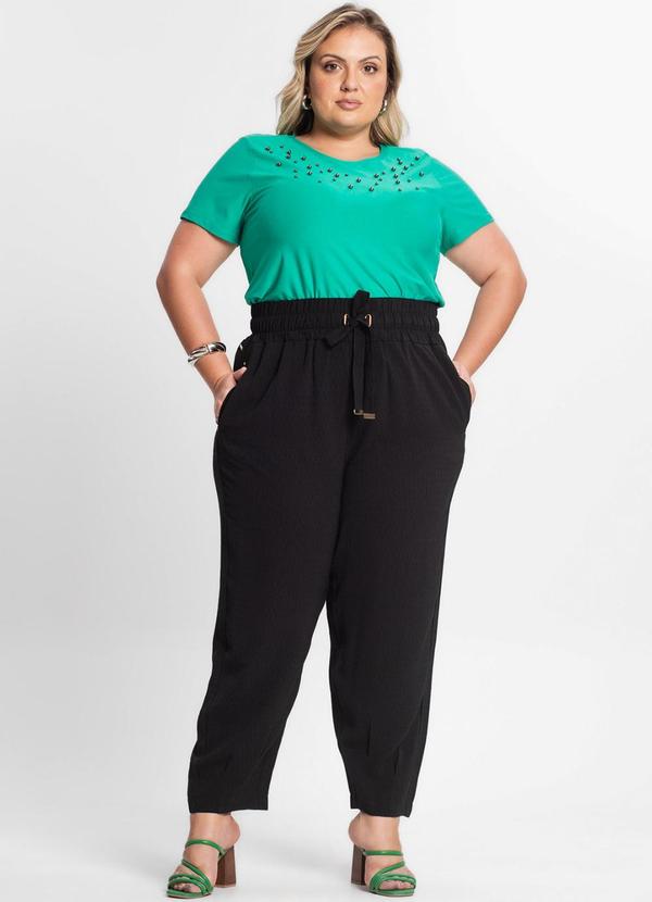 Secret Glam - Calça Feminina Plus Size Preto 3
