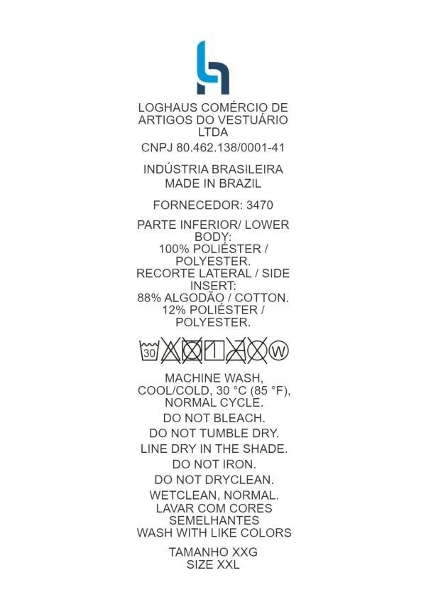 Marguerite - Calça Geométrica com Filete Neon Plus Size 5