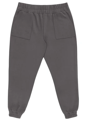 Secret Glam - Calça Jogger Piquet Plus Size Cinza - SECRET GLAM
